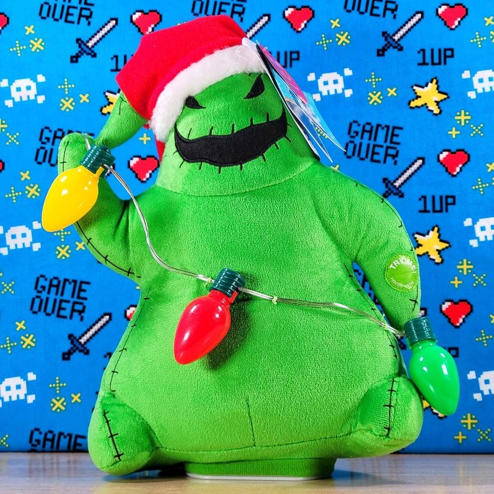 Disney The Nightmare Before Christmas Oogie Boogie Animated Plush 11.5" NWT